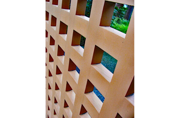Double Swinging Wood Gate with Custom Entry System - Image 2