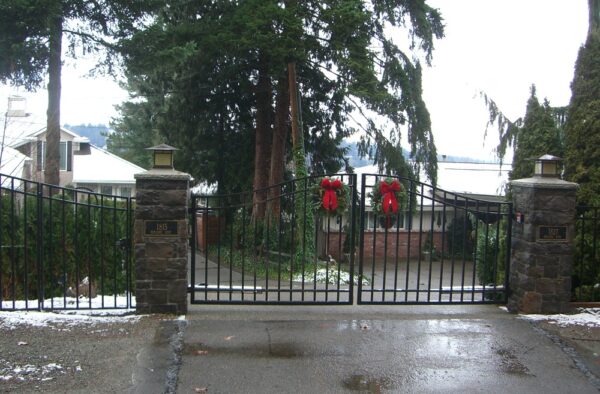 Black Arched Gate