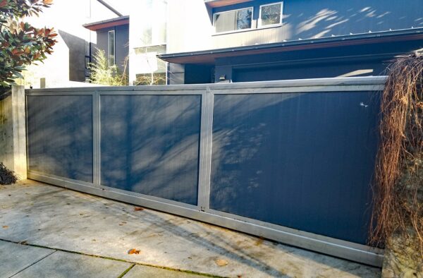 Solid Privacy-Security Wood Gate