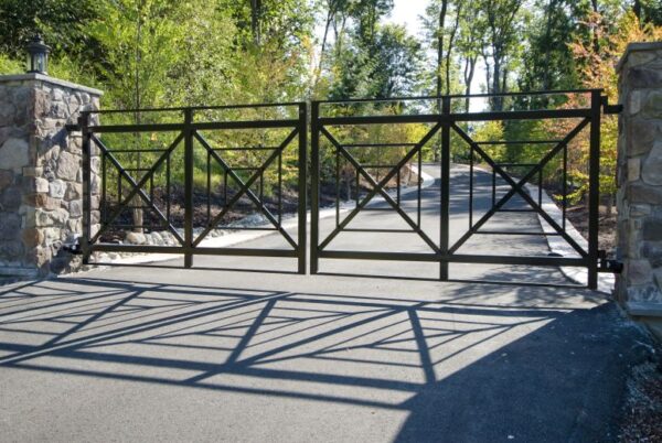Custom Iron Swing Gate - Image 2