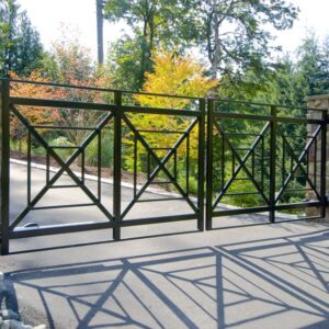 Custom Iron Swing Gate