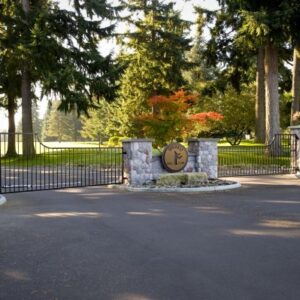 Double Swing Gate at Golf Course