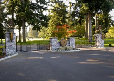 Double Swing Gate at Golf Course