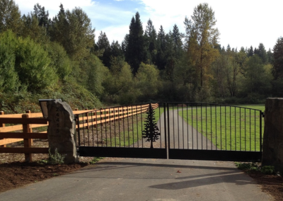 Solar Powered Swing Gate