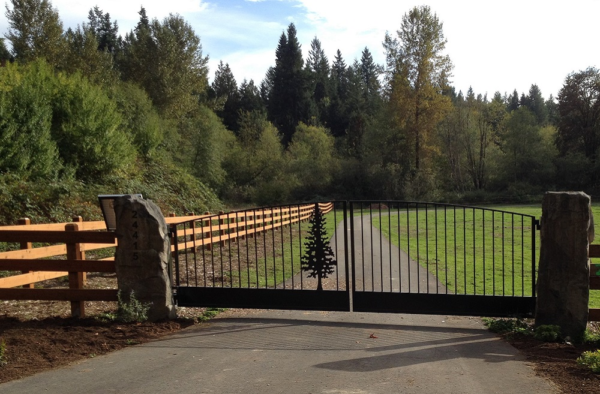 Solar Powered Swing Gate