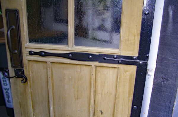 Security Gate with Decorative Hinge Straps - Image 4