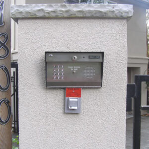 Column Mounted Telephone Entry System