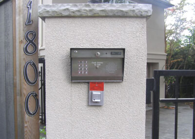 Column Mounted Telephone Entry System