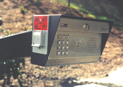 Pedestal Telephone Entry System