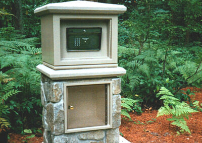 Column Mounted Telephone Entry System