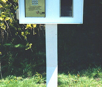 Pedestal Telephone Entry with Residents’ Names