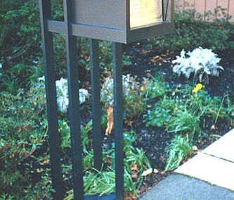 Decorative Pedestal Telephone Entry