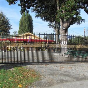 Decorative Gold Slide Gate
