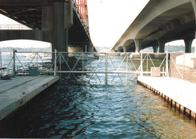 Iron Slide Gate for Boat Traffic