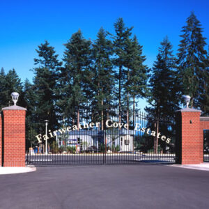 Double Swing Entrance Gate