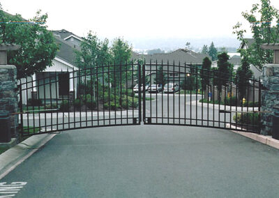 Double Swing Gate with Spears