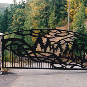 Custom Iron Community Gate