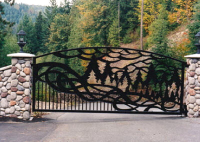 Custom Iron Community Gate