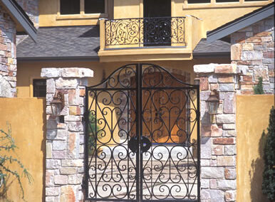 Wrought Iron Pedestrian Gate