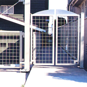 Custom Painted Pedestrian Gate