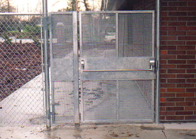 Pedestrian Gate with Panic Bar