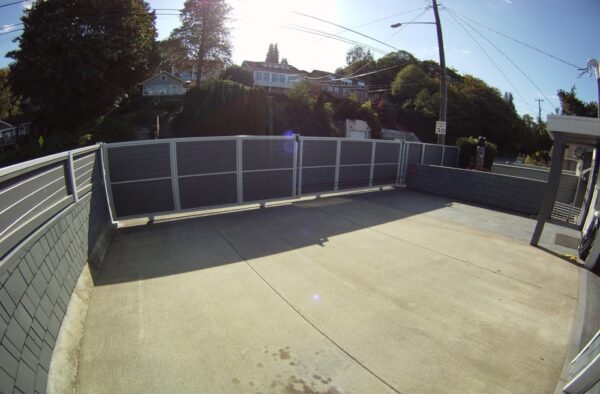 Tandem Slide Gate with Custom Wood Applique - Image 5
