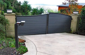 Residential Double Driveway Gate