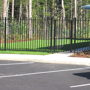 Iron Fencing with Spear Points
