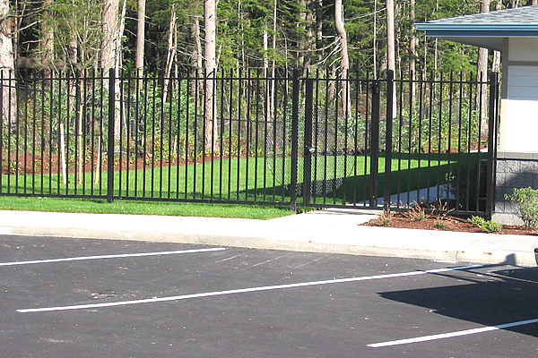 Iron Fencing with Spear Points