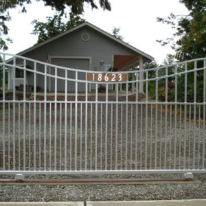 Iron Driveway Gate