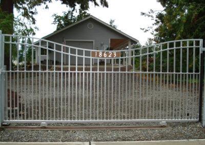 Iron Driveway Gate