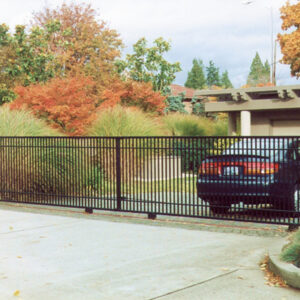 Flat Top Iron Slide Gate