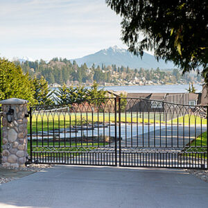 Arched Double Swing Gate