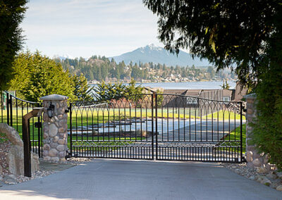 Arched Double Swing Gate