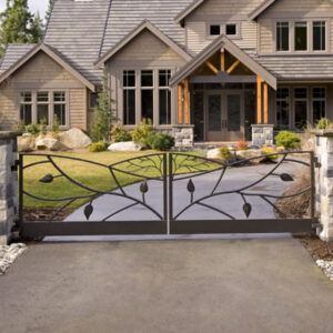 Custom Double Swing Driveway Gate