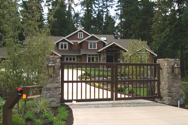 Residential Double Swing Gate