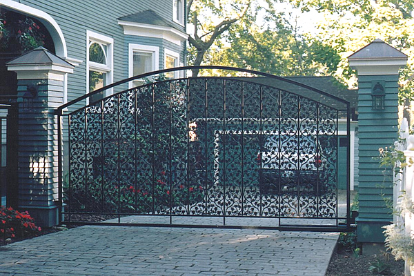 Single Swing Gate with Details