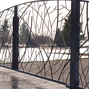 Custom Iron Swing Gate