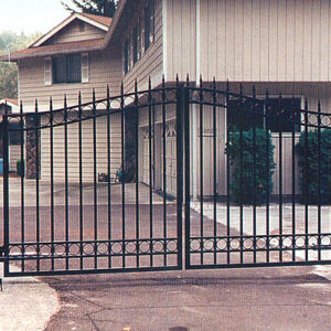 Double Swing Gate with Details