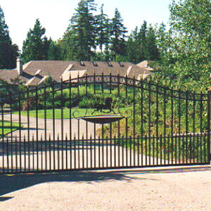 Single Swing Iron Gate