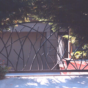 Custom Iron Swing Gate