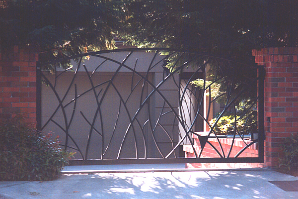 Custom Iron Swing Gate