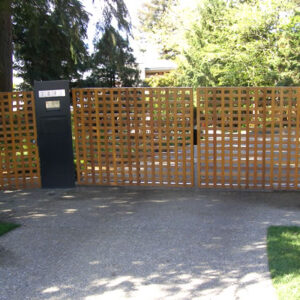Double Swing Driveway Gate