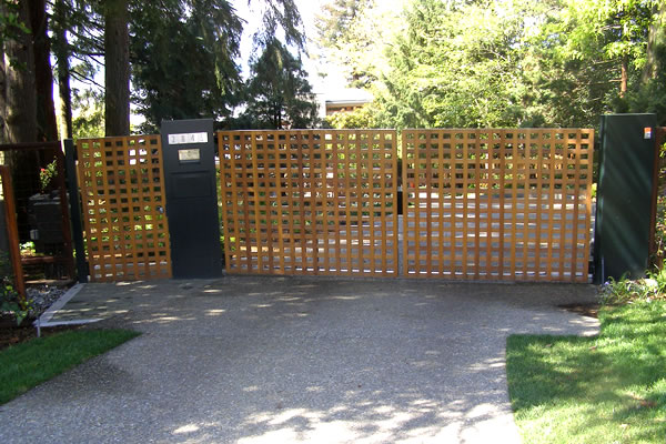 Double Swing Driveway Gate