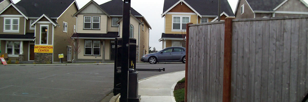 Pedestrian Hazard - hazardous driveway gate - installation - header