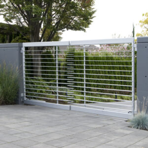 Silver Modern Gate - 5102-01