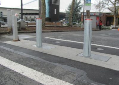 Parking Lot Entry Bollards