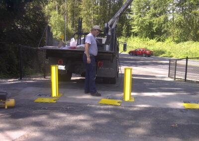 Sewer Lift Station Bollards