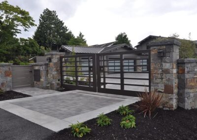 Thick framed iron driveway gate 16232 Seattle