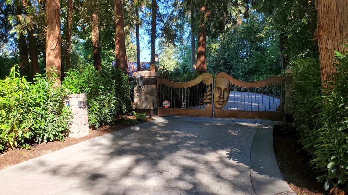 Automated Gate System With Custom Italian Artwork And Full Gate Automation Package